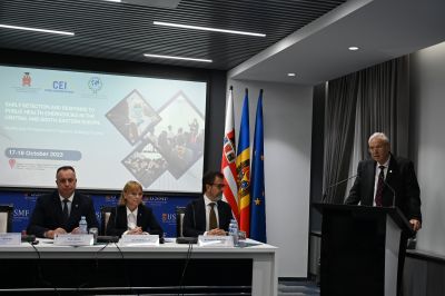 Curs internațional „Consolidarea capacităților profesioniștilor din domeniul sănătății pentru detectarea și răspunsul promt la urgențele de sănătate publică în Europa Centrală și de Sud-Est”